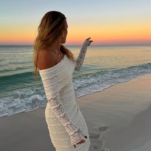 Charlotte Polka Dot Maxi Dress